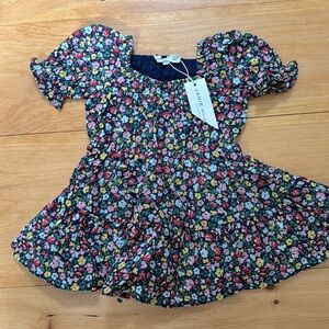 6-12 month old dress set with bloomers. Never worn